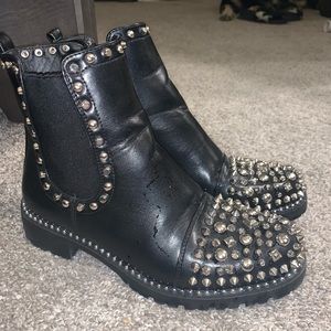 Studded boots